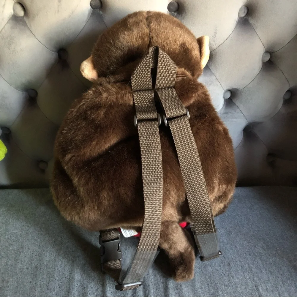 Kohl’s Monkey Backpack with Fleece Throw Blanket